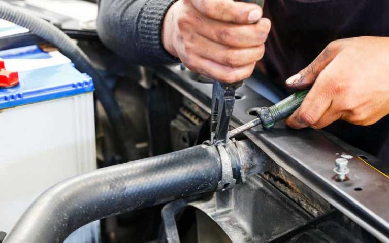 Auto Repair Coolant Hose Replacement